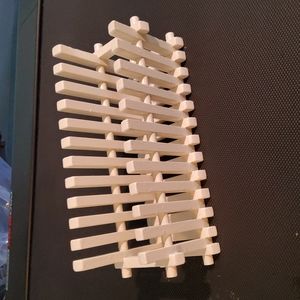 Painted Wooden Napkin Holder